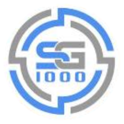 SwerteGaming 1000 logo in blue and gold design